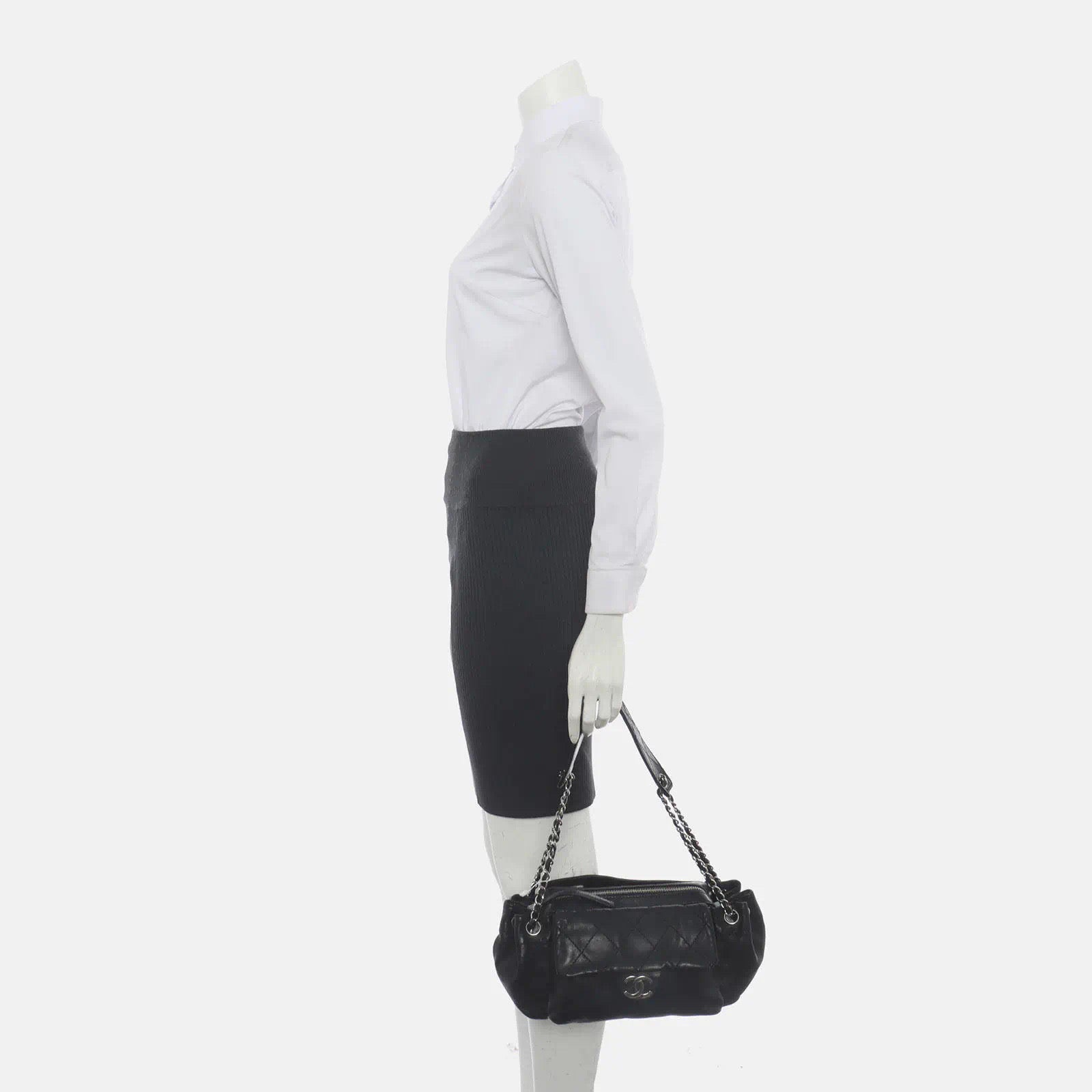 Chanel Flap Pocket Accordion Camera - Lambskin Leather Crossbody Bag