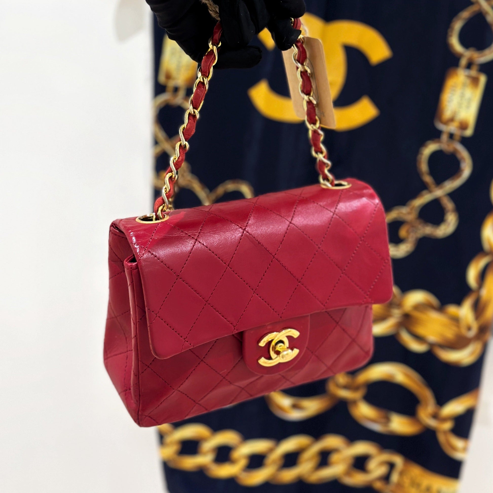 Chanel   mini class flap 18cm