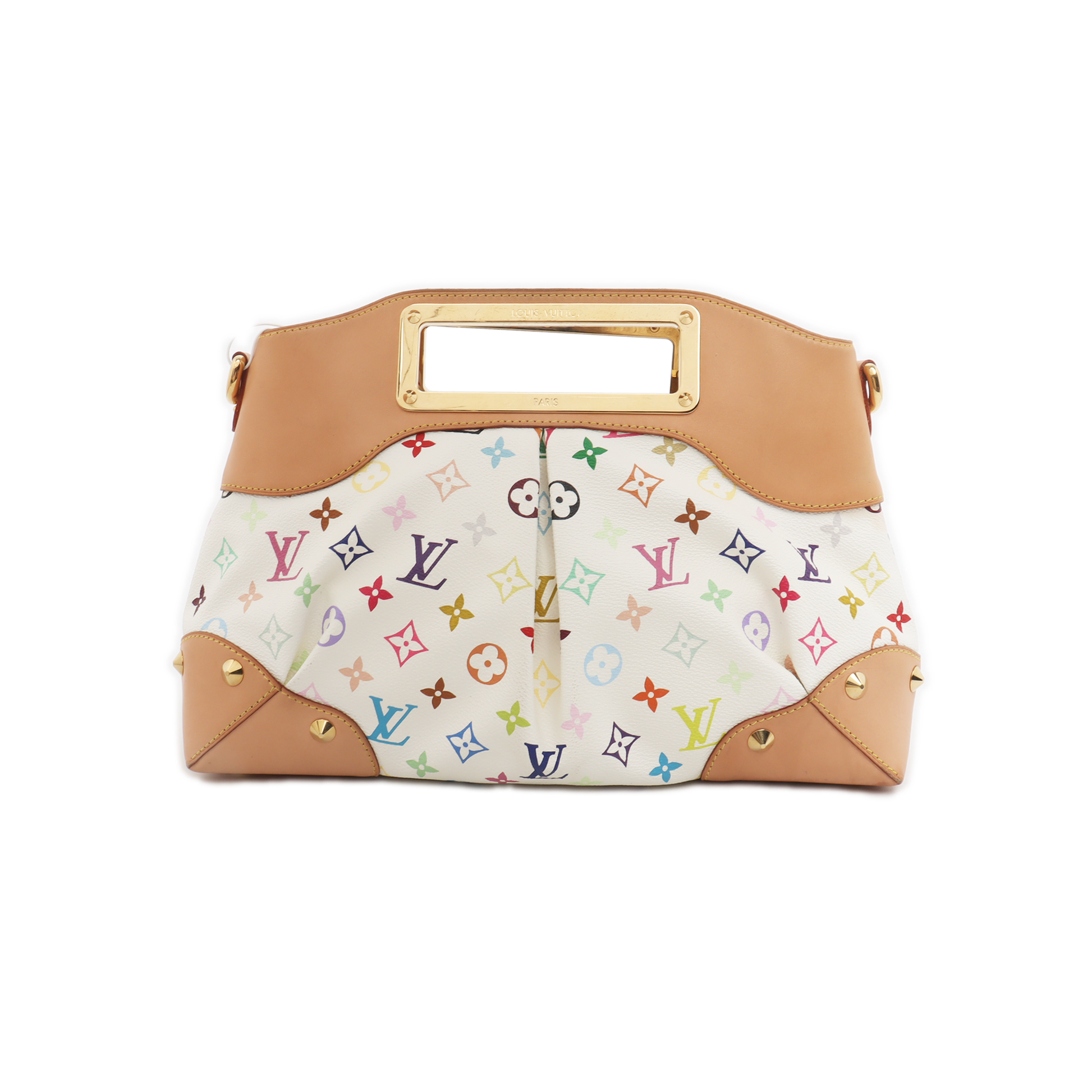 Louis Vuitton x Takashi Murakami Judy White Multicolor Handbag