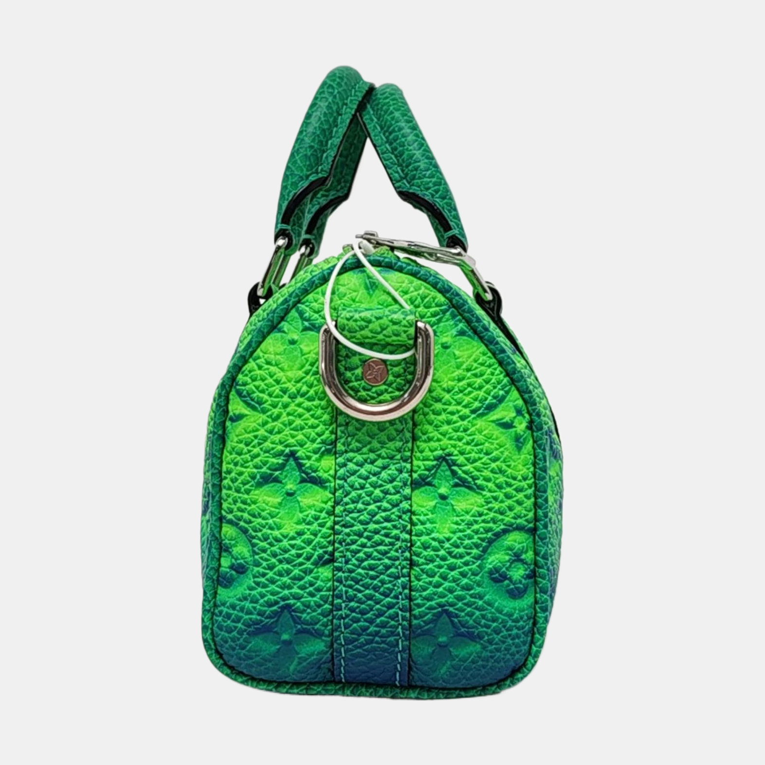 Louis Vuitton Keepall Nano Virgil Abloh Taurillon Leather Illusion Blue Travel Bag