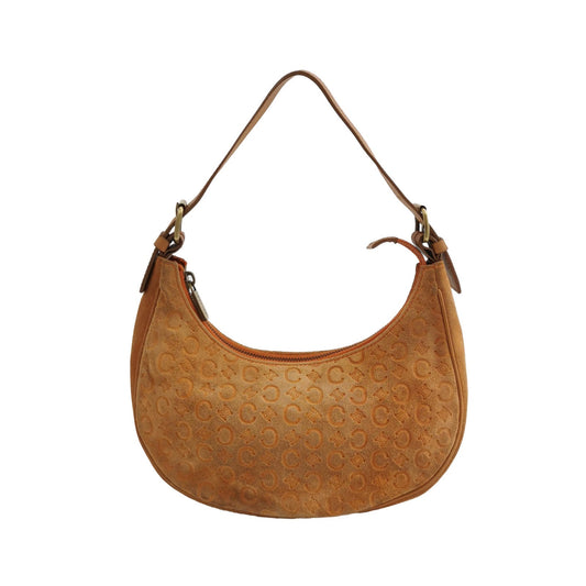Celine Ava Hobo Pumpkin Camel Shoulder Bag Leather Suede Shoes