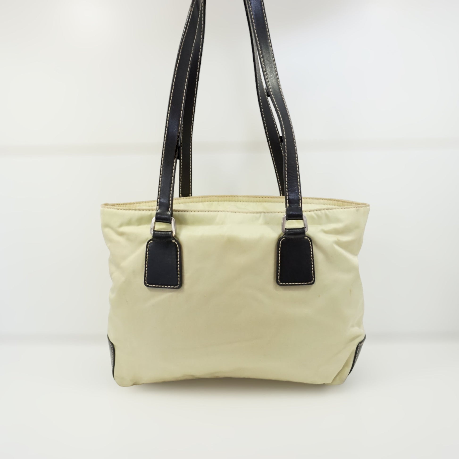 Prada Luxury Handbag Beige Travel Bag