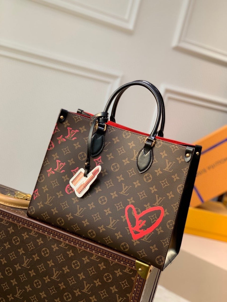 Top Quality Onthego Mm Tote Bag For Canvas Monogram Shoulder Bag