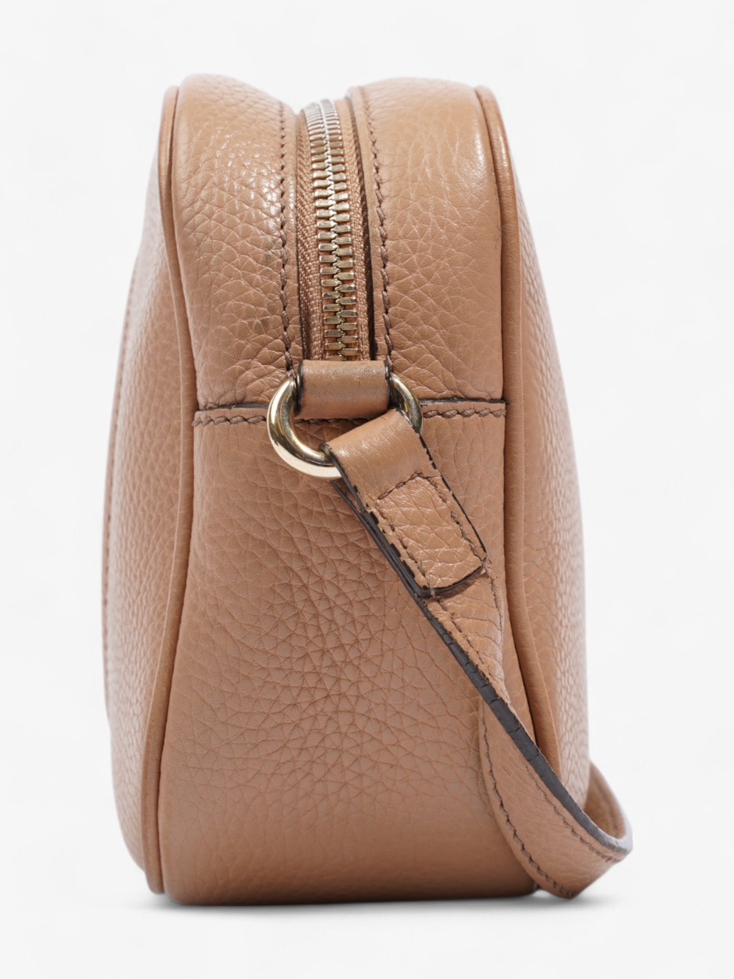 Gucci Soho Disco Bag Leather Beige Crossbody Bag Small 1