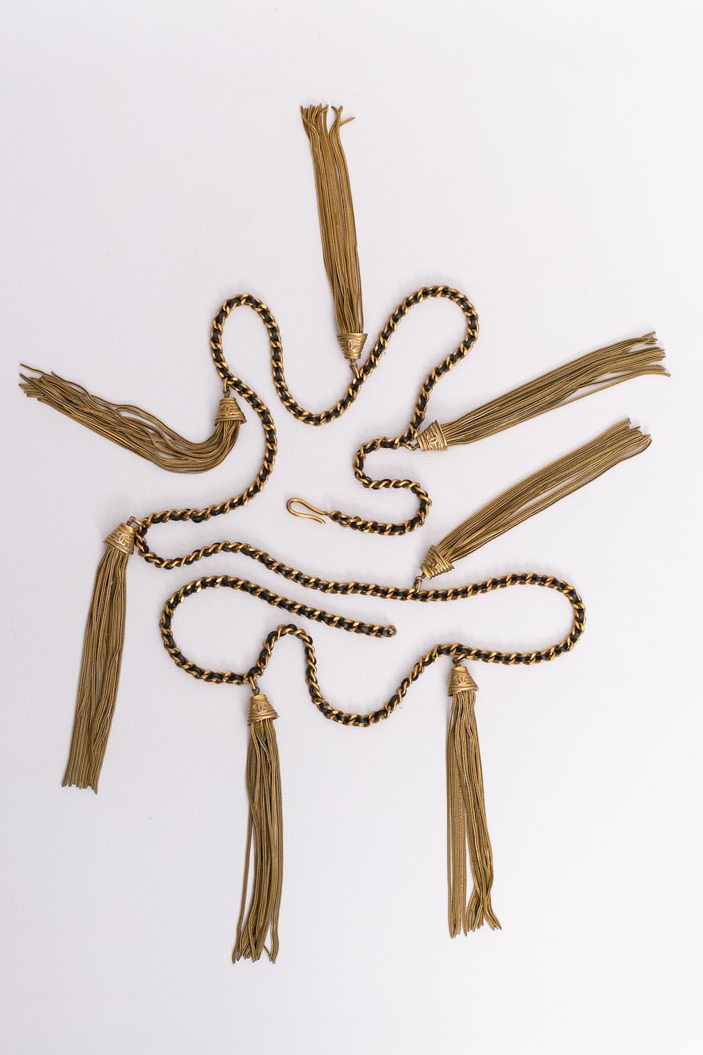 Long collier pompons Chanel Automne