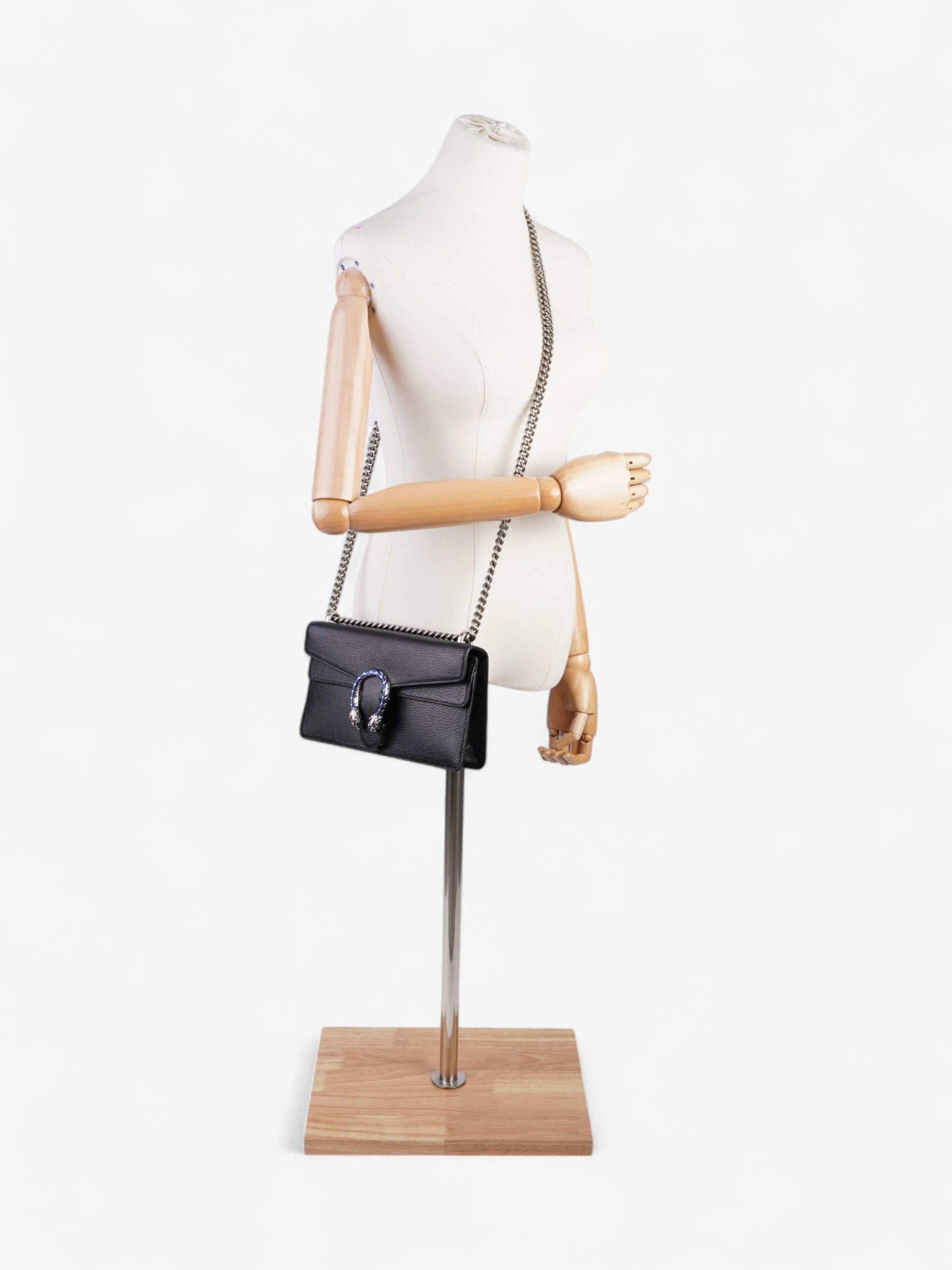 Gucci Dionysus Calfskin Small Crossbody Bag Leather Black