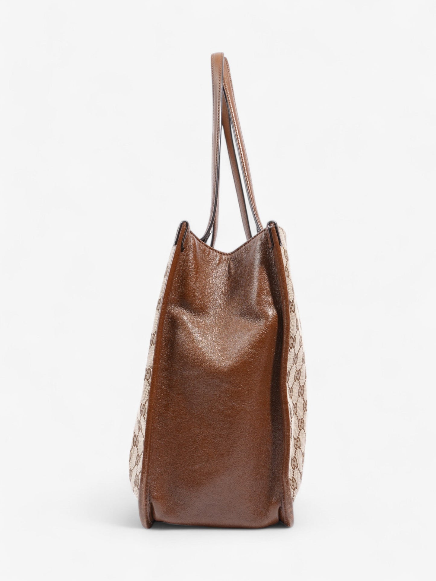 Gucci Horsebit Tote Bag Canvas Monogram