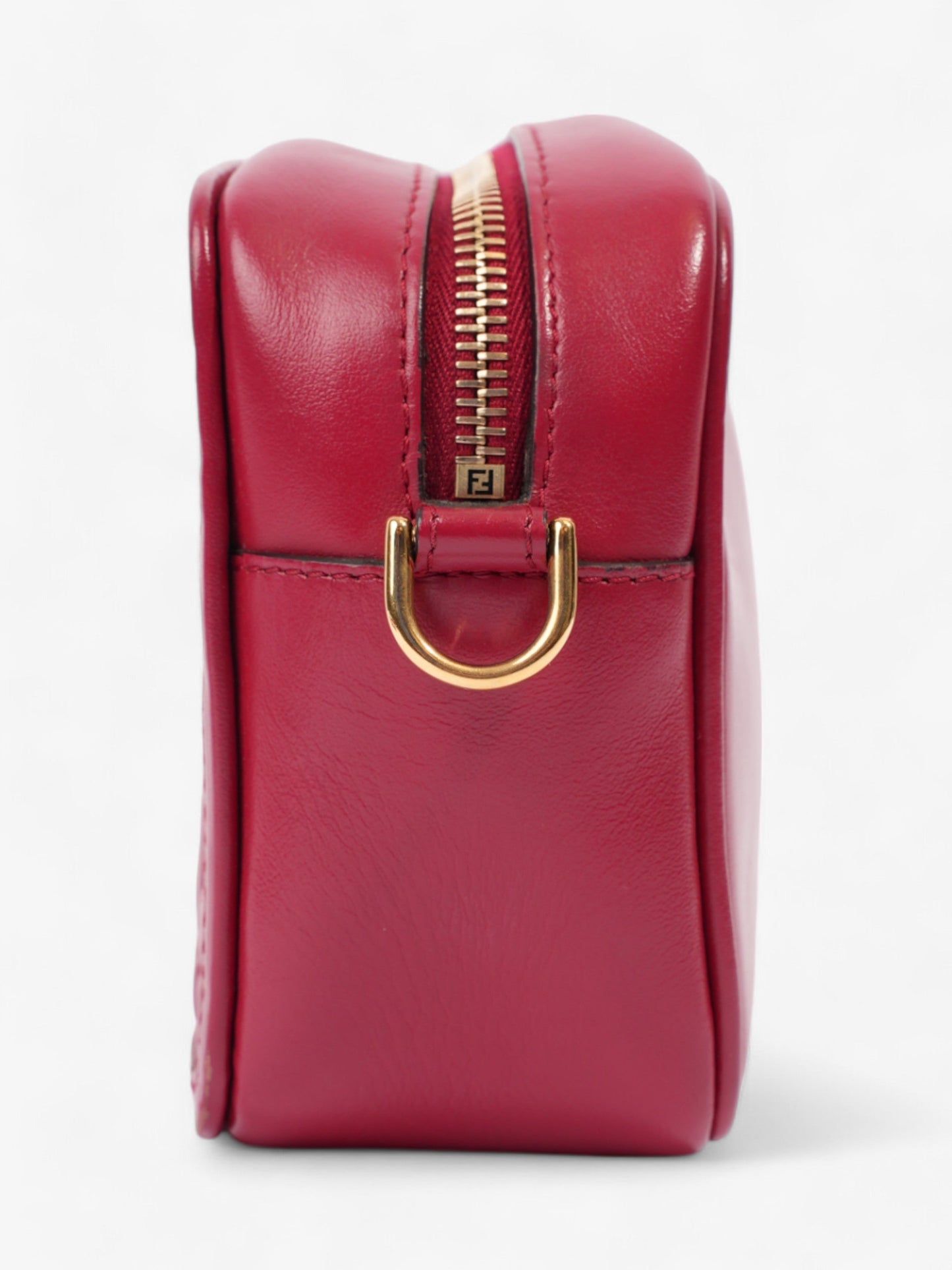 Fendi Camera Bag Leather Red Mini Shoulder Bag