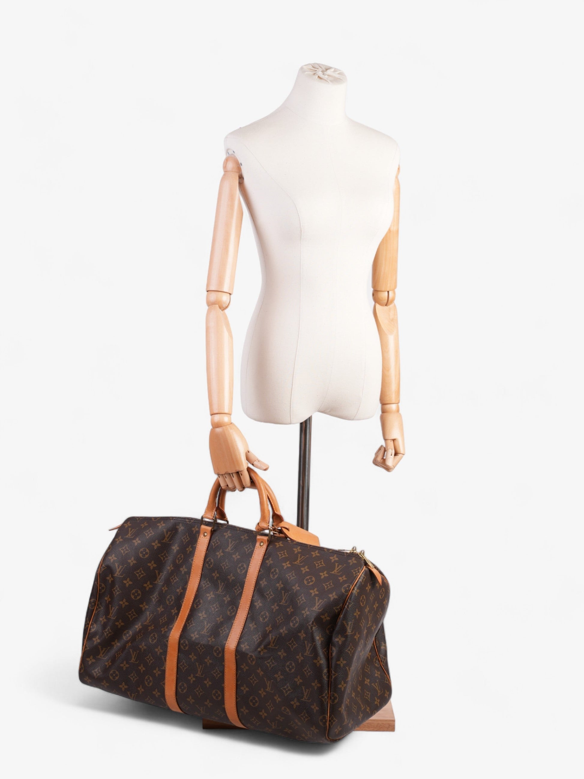Louis Vuitton Keepall 55 Coated Monogram Canvas Coated Canvas Apparel Canvas 1