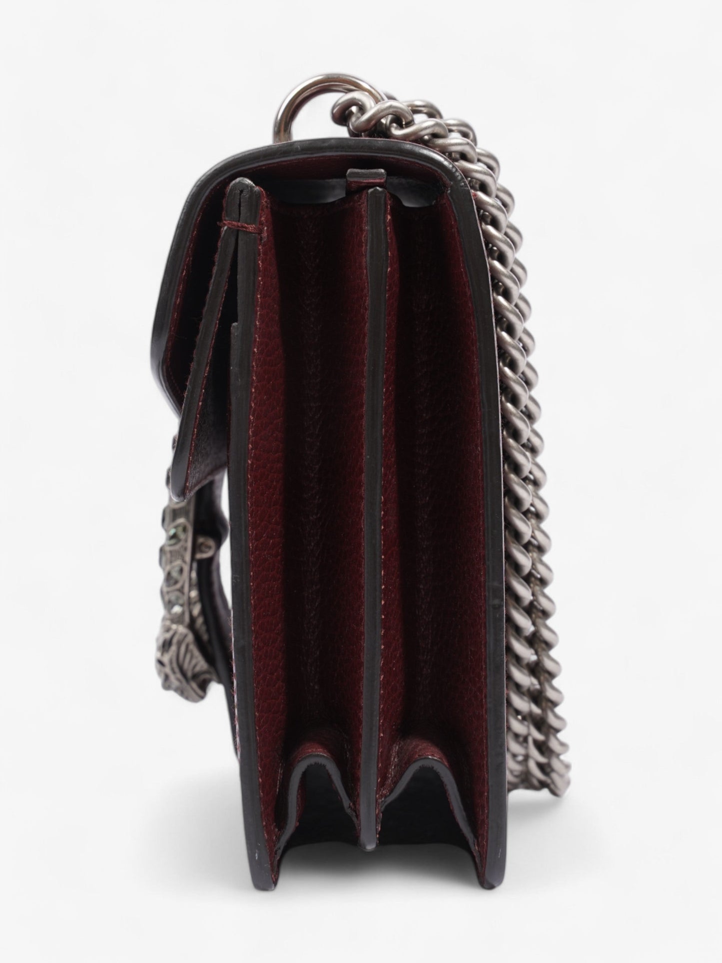 Gucci Dionysus Burgundy Shoulder Bag Leather Small
