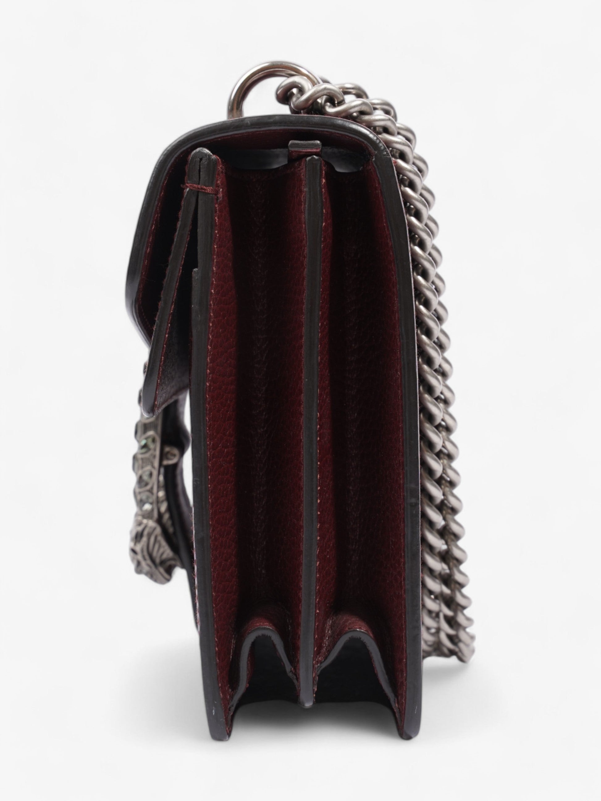 Gucci Dionysus Burgundy Shoulder Bag Leather Small