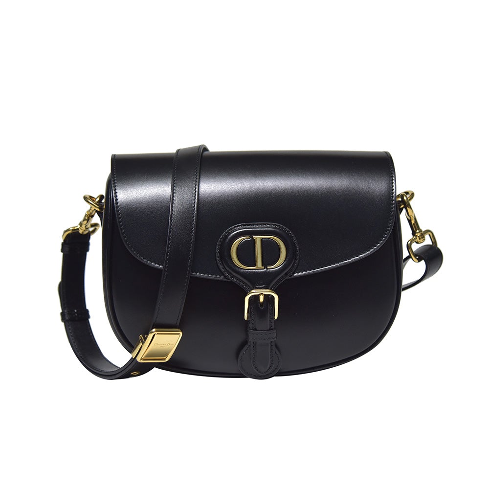 Dior Handbag Box Calfskin Bobby Bag - 3 Rented Leather Black Medium