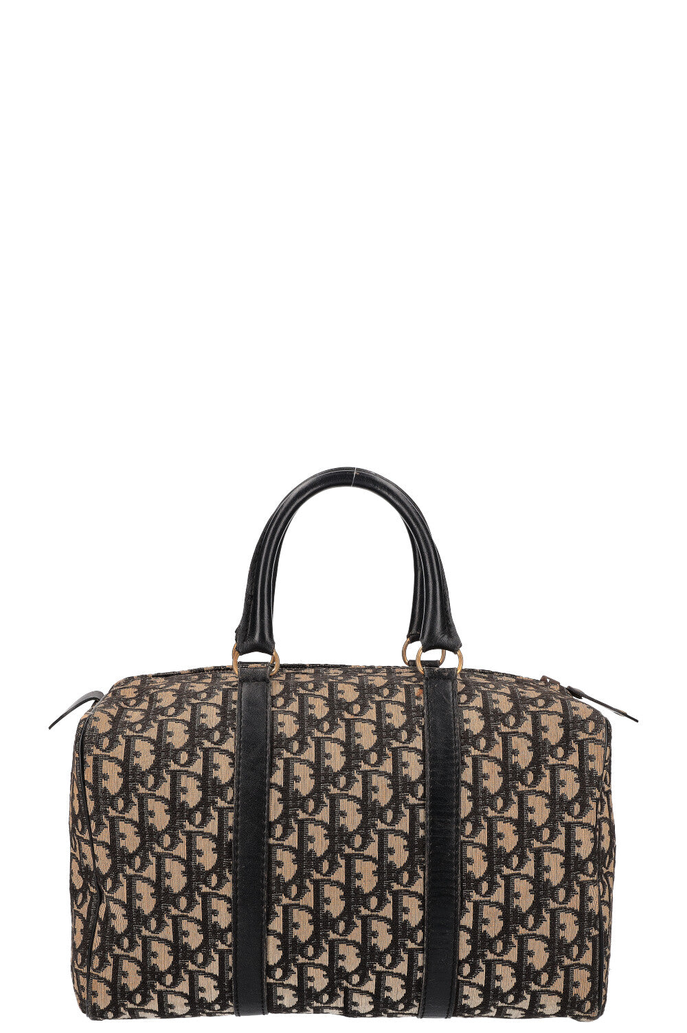 Dior Boston Bag Oblique Blue Handbag