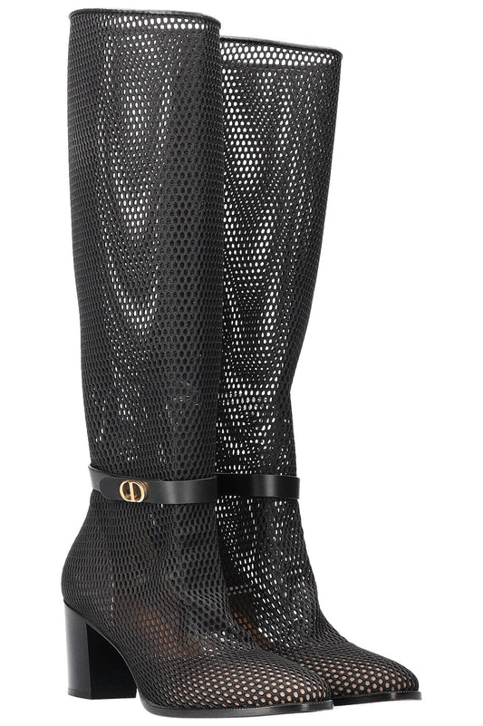Dior Empreinte Mesh Boots Black Shoes