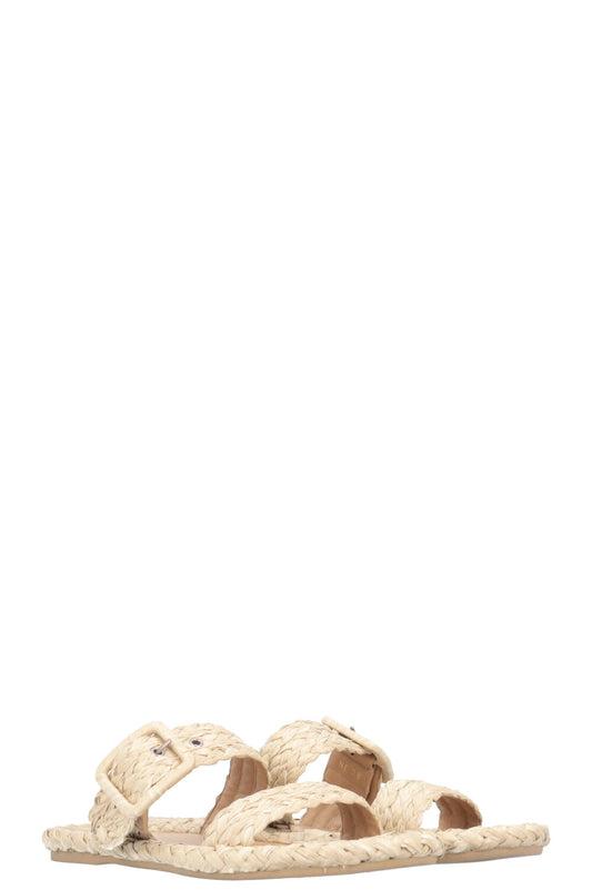 Dior Flats Raffia Woven Shoes