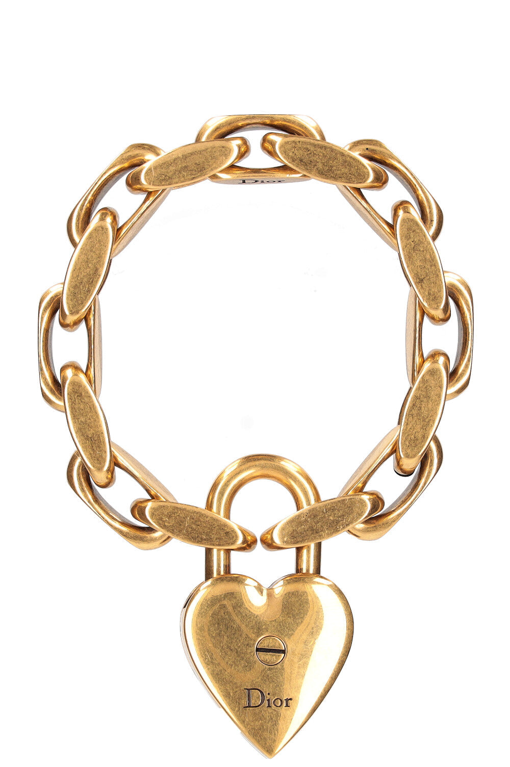 Dior Heart Padlock Bracelet Jewelry