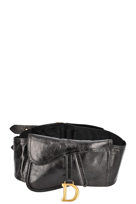 Dior Saddle Waist Belt Bag Black