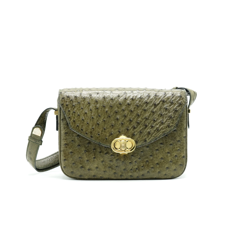 Luxury Ostrich Triomphe Bag Travel Bag