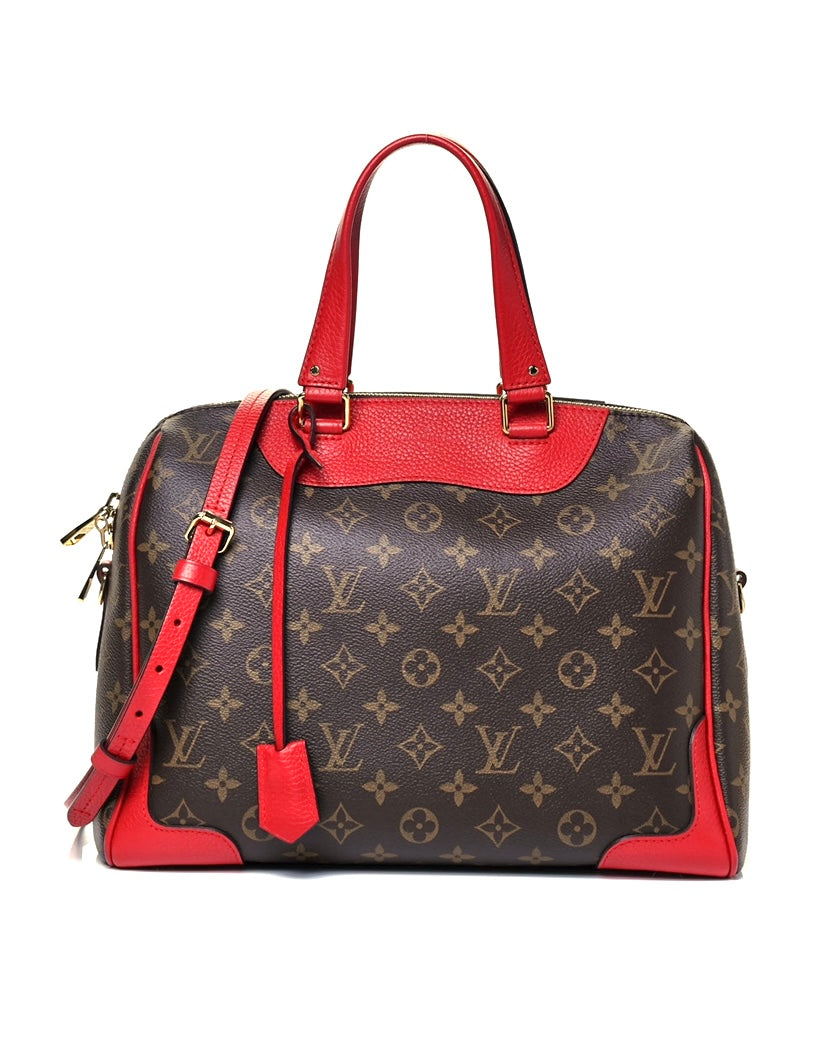 Louis Vuitton RETIRO NM CHERRY Monogram Handbag