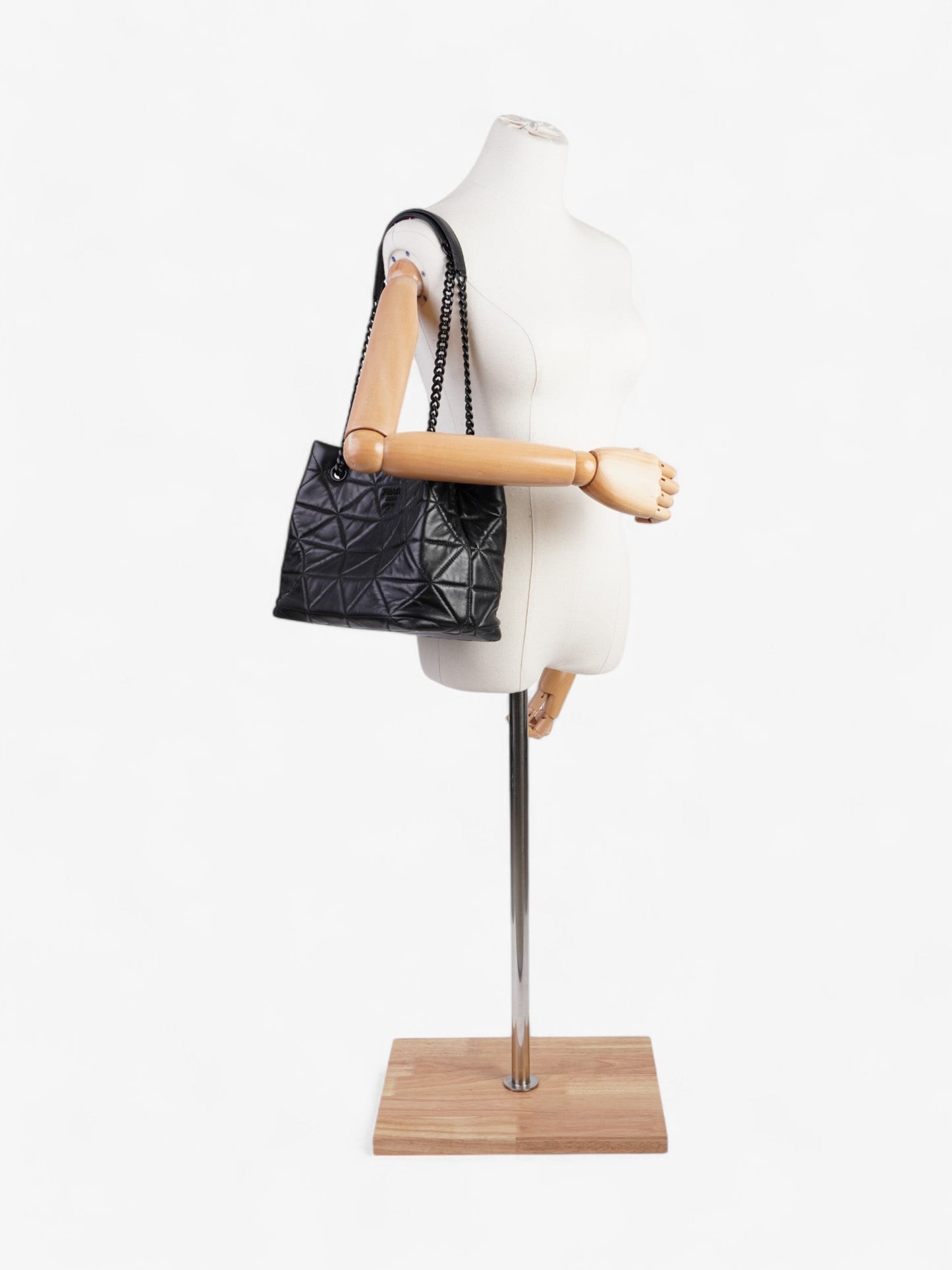 Prada Spectrum Tote Nappa Leather Black Tote Bag