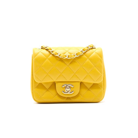 Chanel Lambskin Mini Square Flap Bag