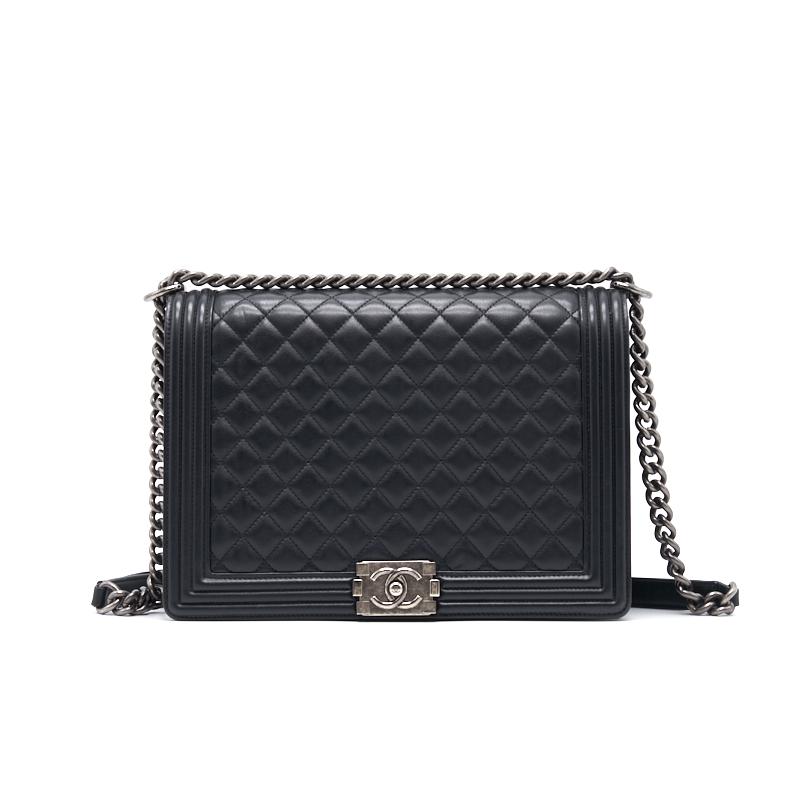 Chanel Leboy Calf Skin Handbag