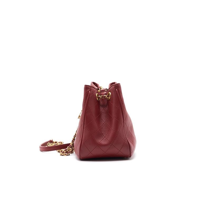 Chanel New York Sac Hobo Bag Mini Limited Edition Red