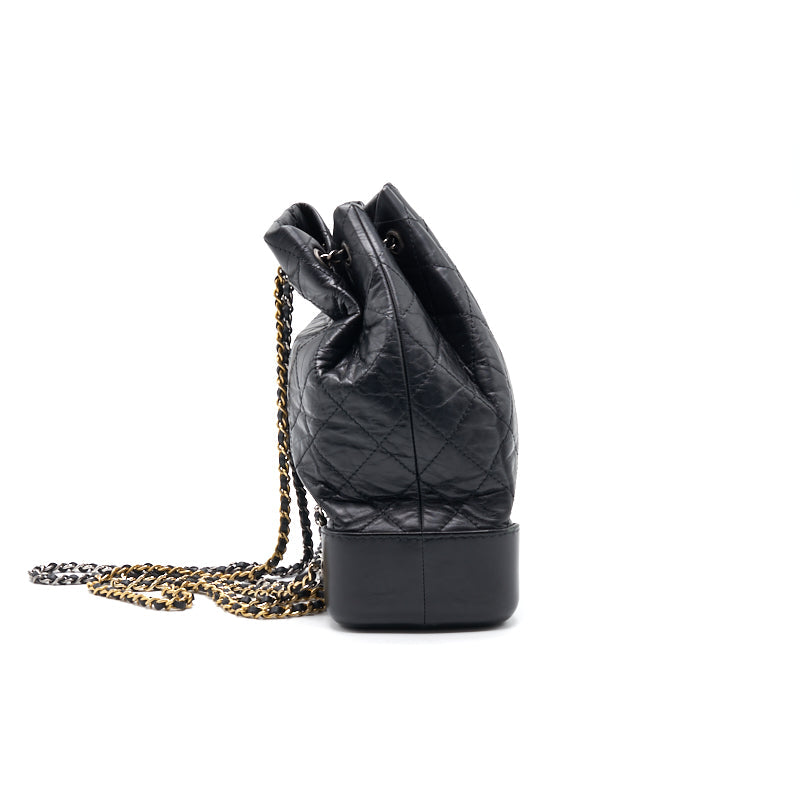 Chanel Gabrielle Backpack in Aged Calfskin Quilted Leather