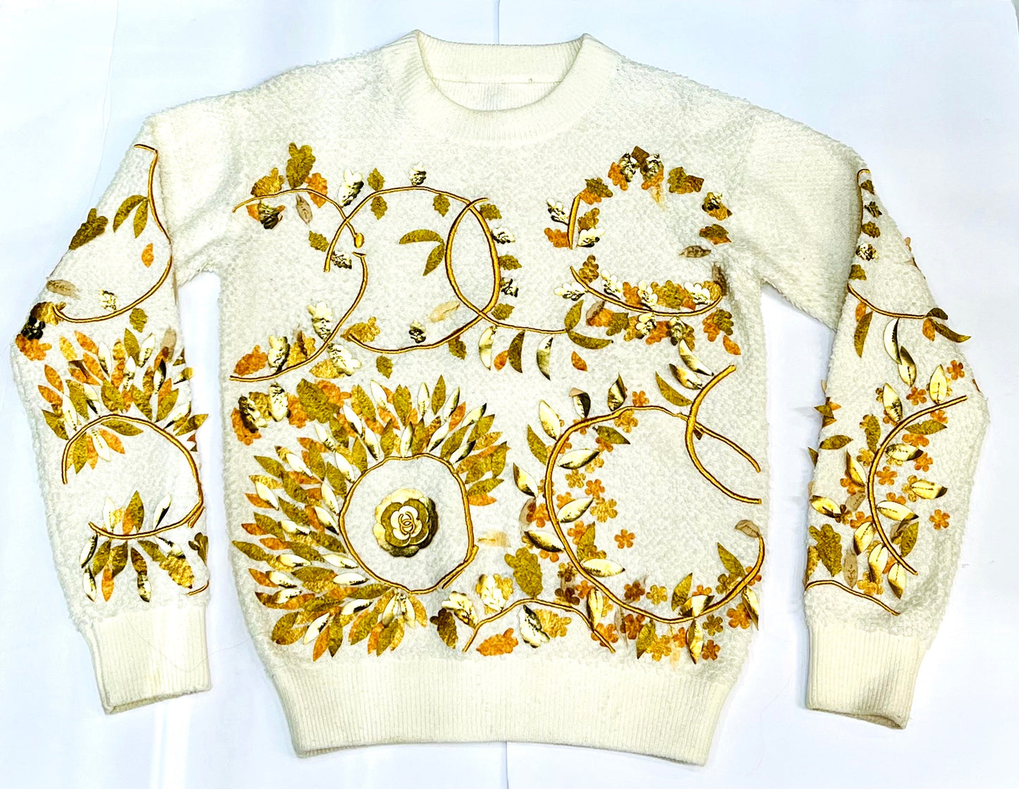 Chanel 18C Paris Greece Embroidered Sweater