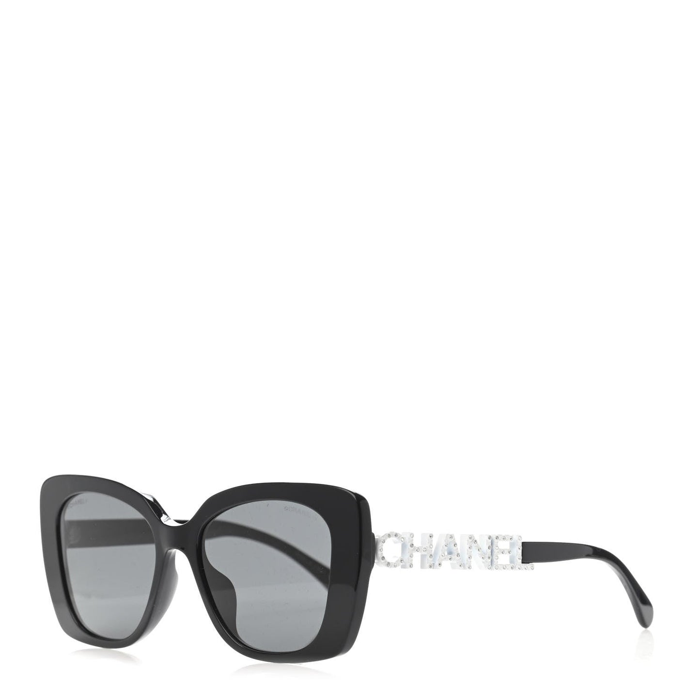 Chanel Acetate Strass Square Sunglasses Ba Bag