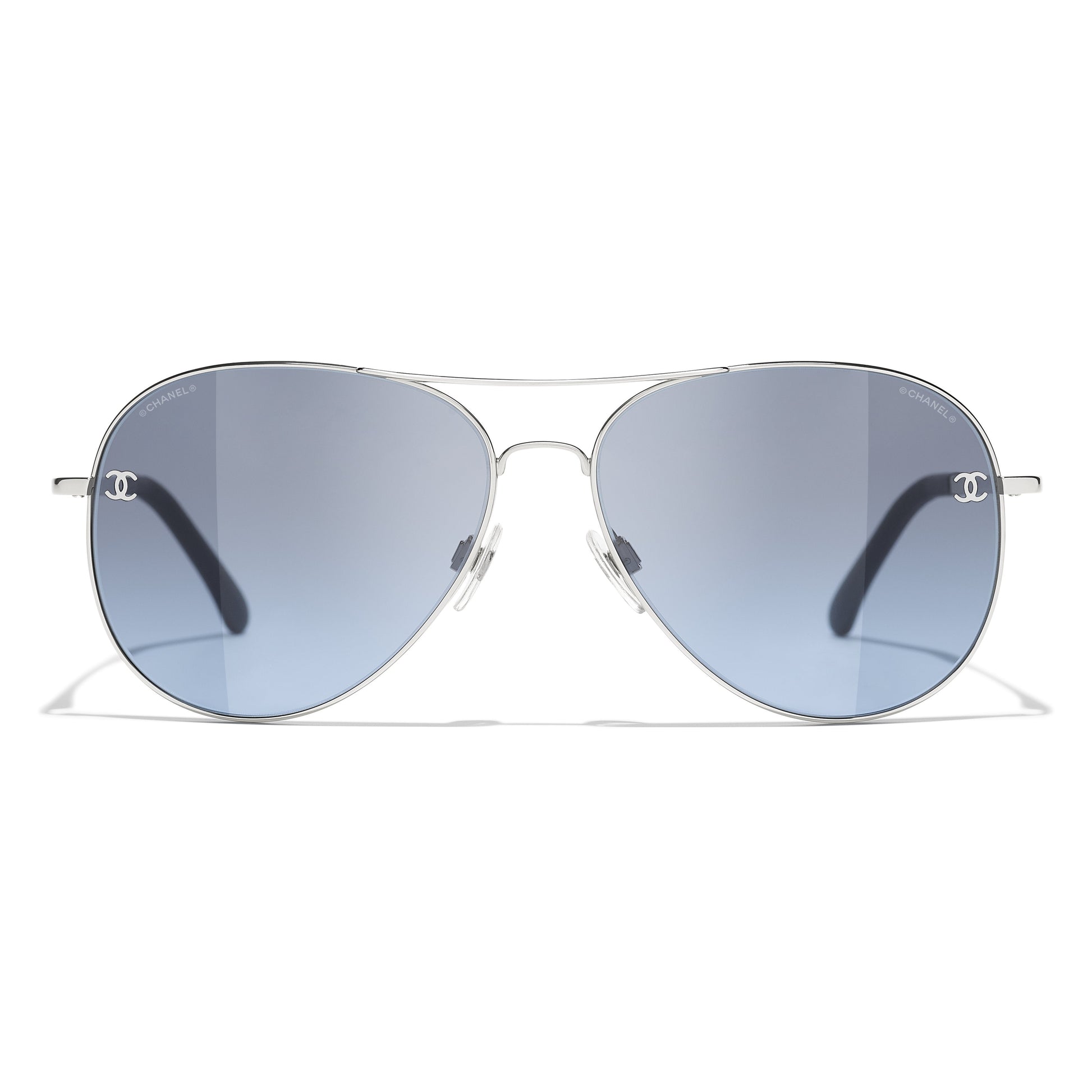 Chanel Pilot Aviator Cc Sunglasses Bag