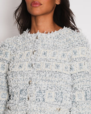 Chanel Metallic Tweed Embellished Blazer Bag