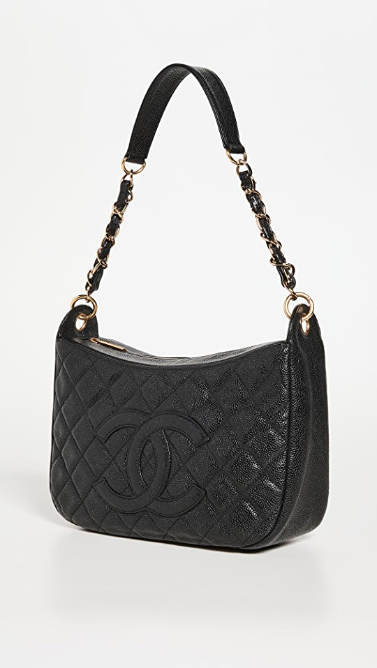 Chanel CAVIAR TIMELESS CC Leather Shoulder Bag