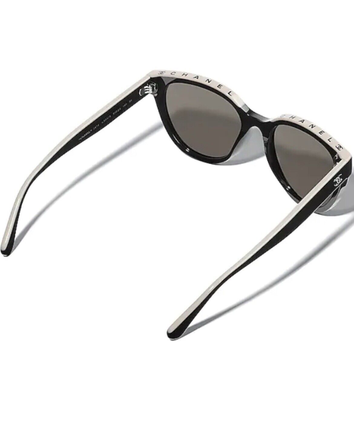 Chanel Butterfly Sunglasses Black Beige