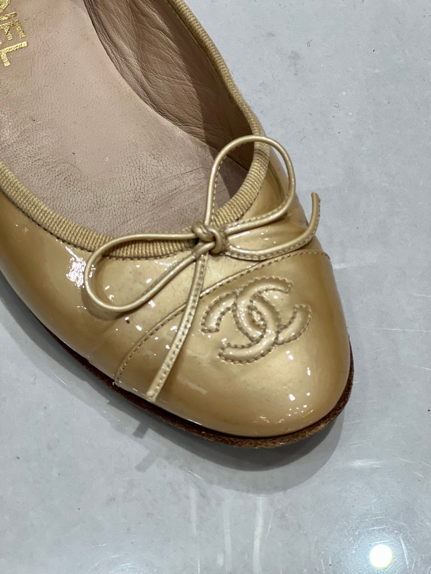 Chanel Cc Ballet Flats Women Shoes