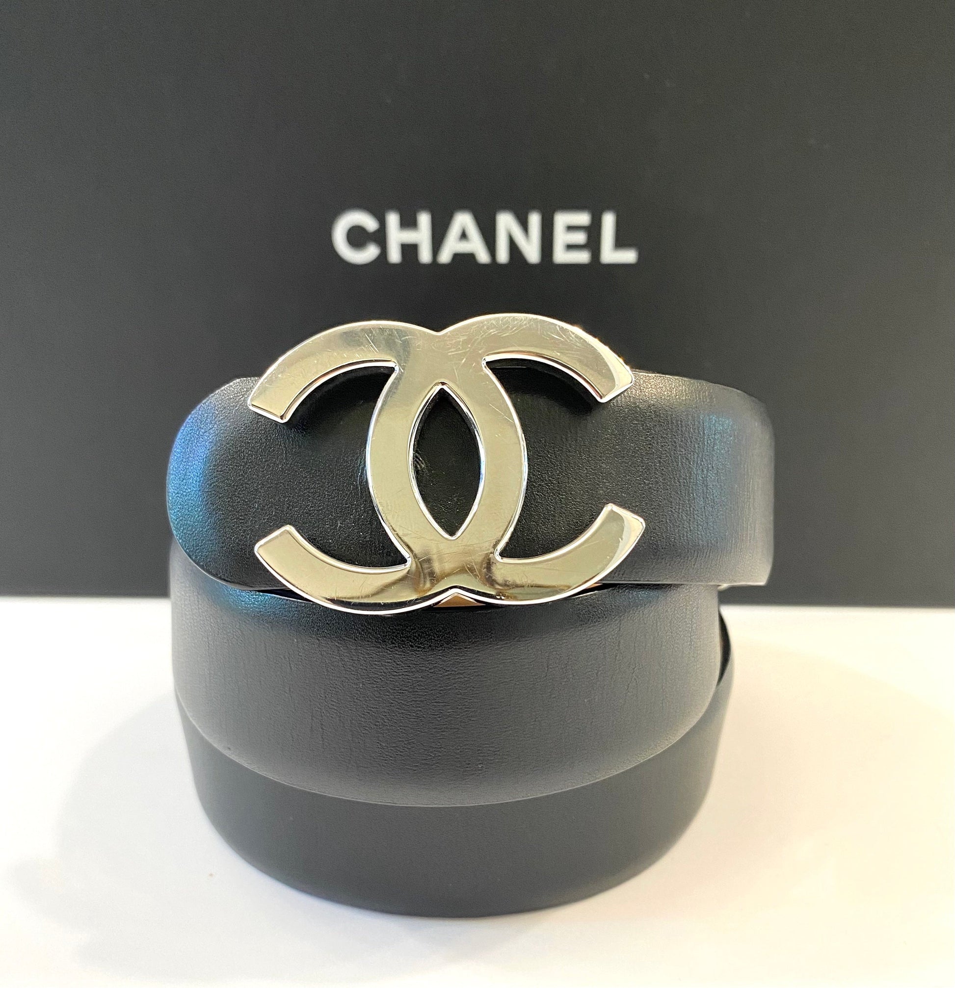 Chanel Cc Calfskin Leather Belt Bag