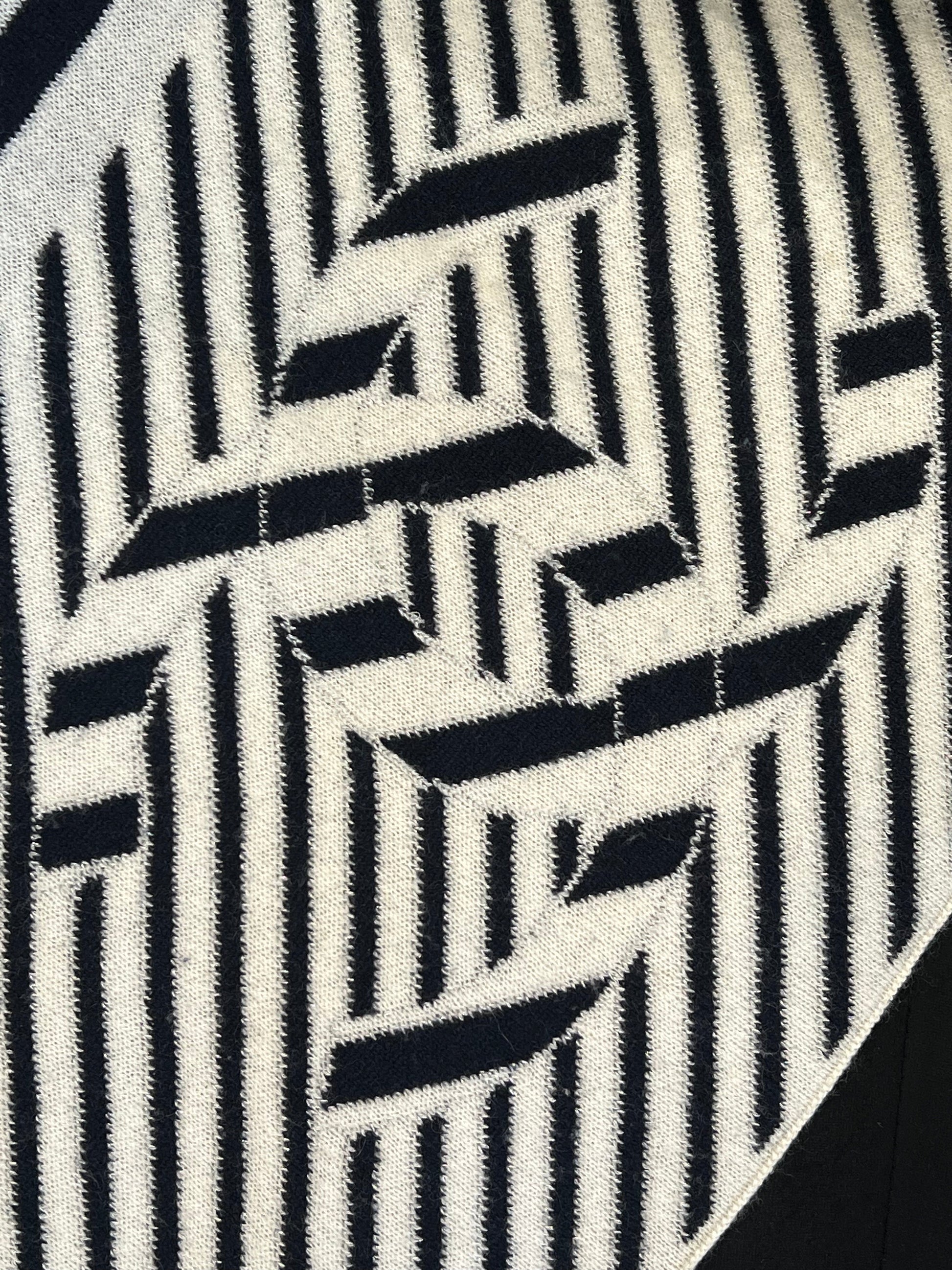 Chanel Cc Oversized Cashmere Blend Shawl Bag
