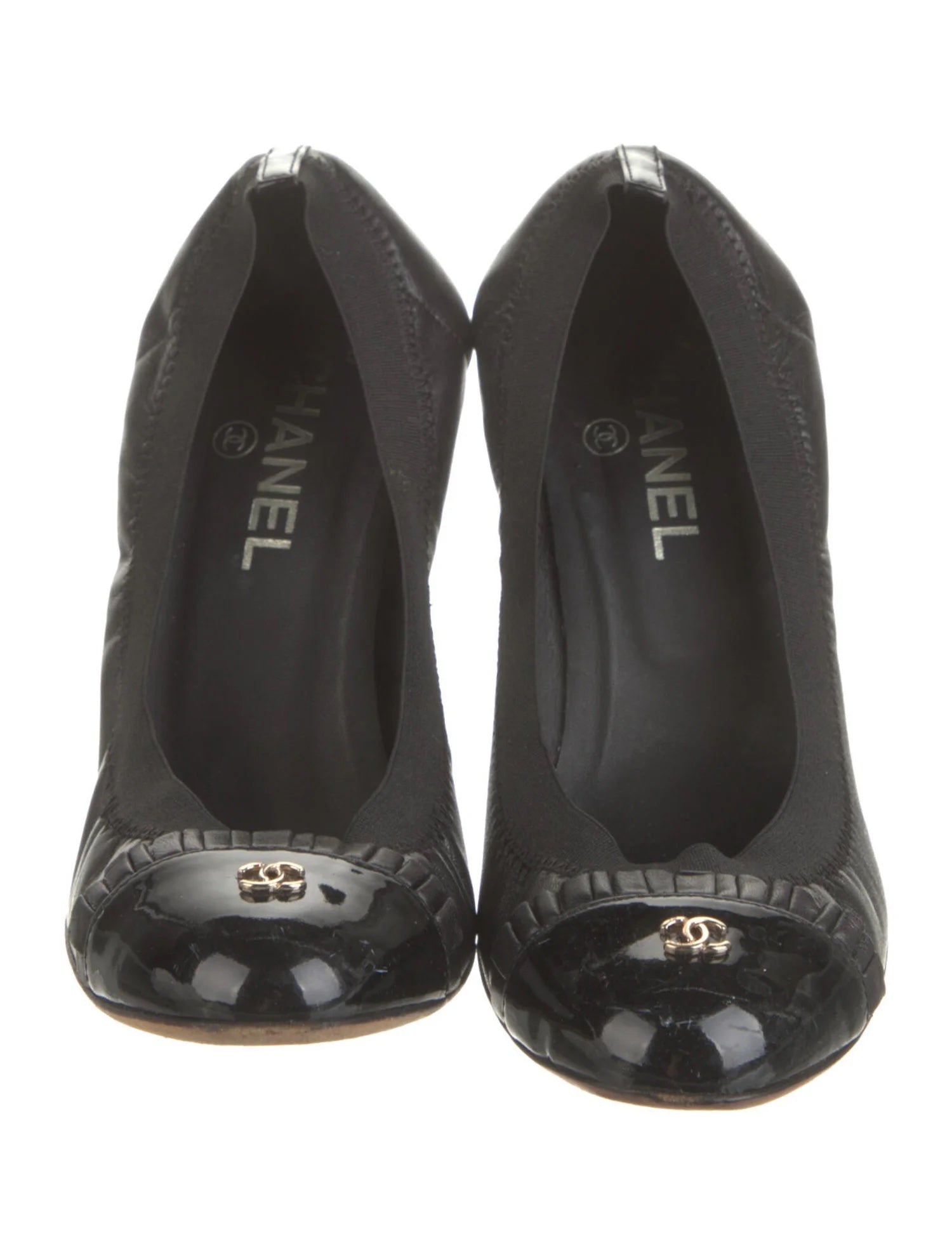 Chanel Cc Escarpins Stretch Pumps Women Shoes