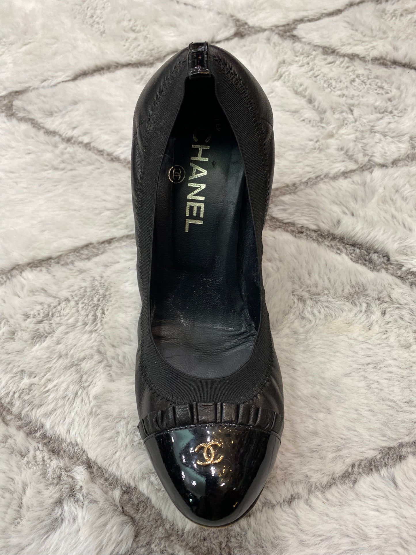Chanel Cc Escarpins Stretch Pumps Women Shoes