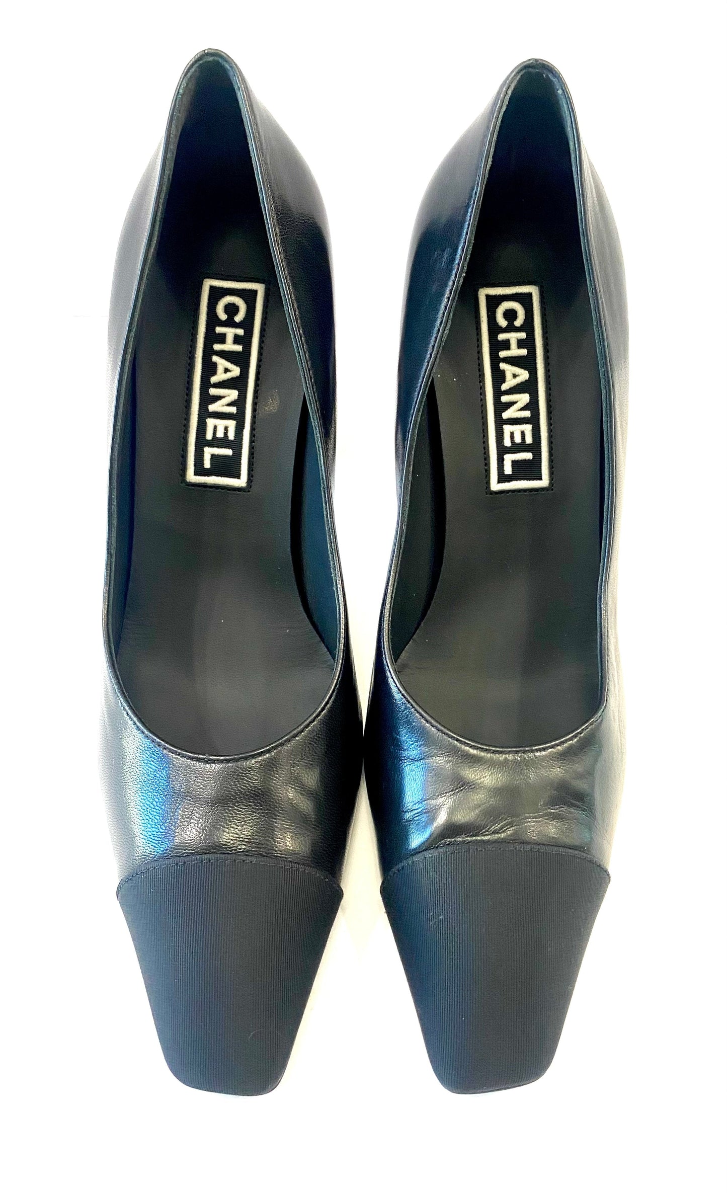 Chanel CC Lambskin Leather Pumps for Women