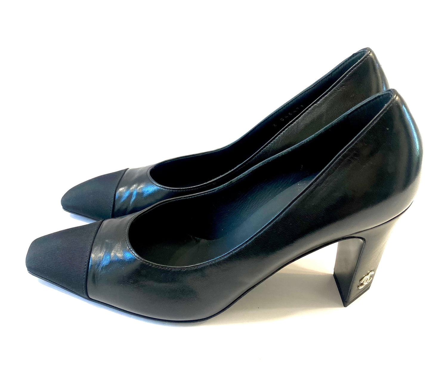 Chanel Cc Lambskin Leather Pumps Women Shoes