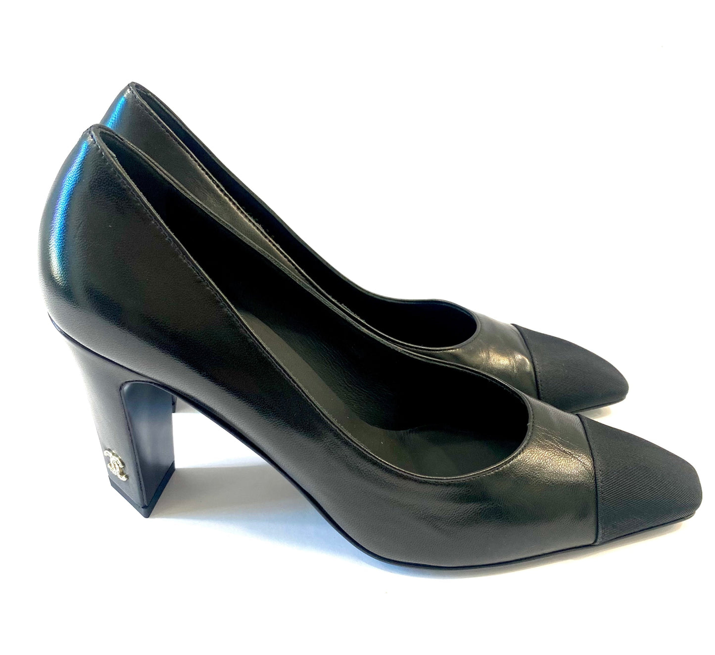 Chanel CC Lambskin Leather Pumps for Women