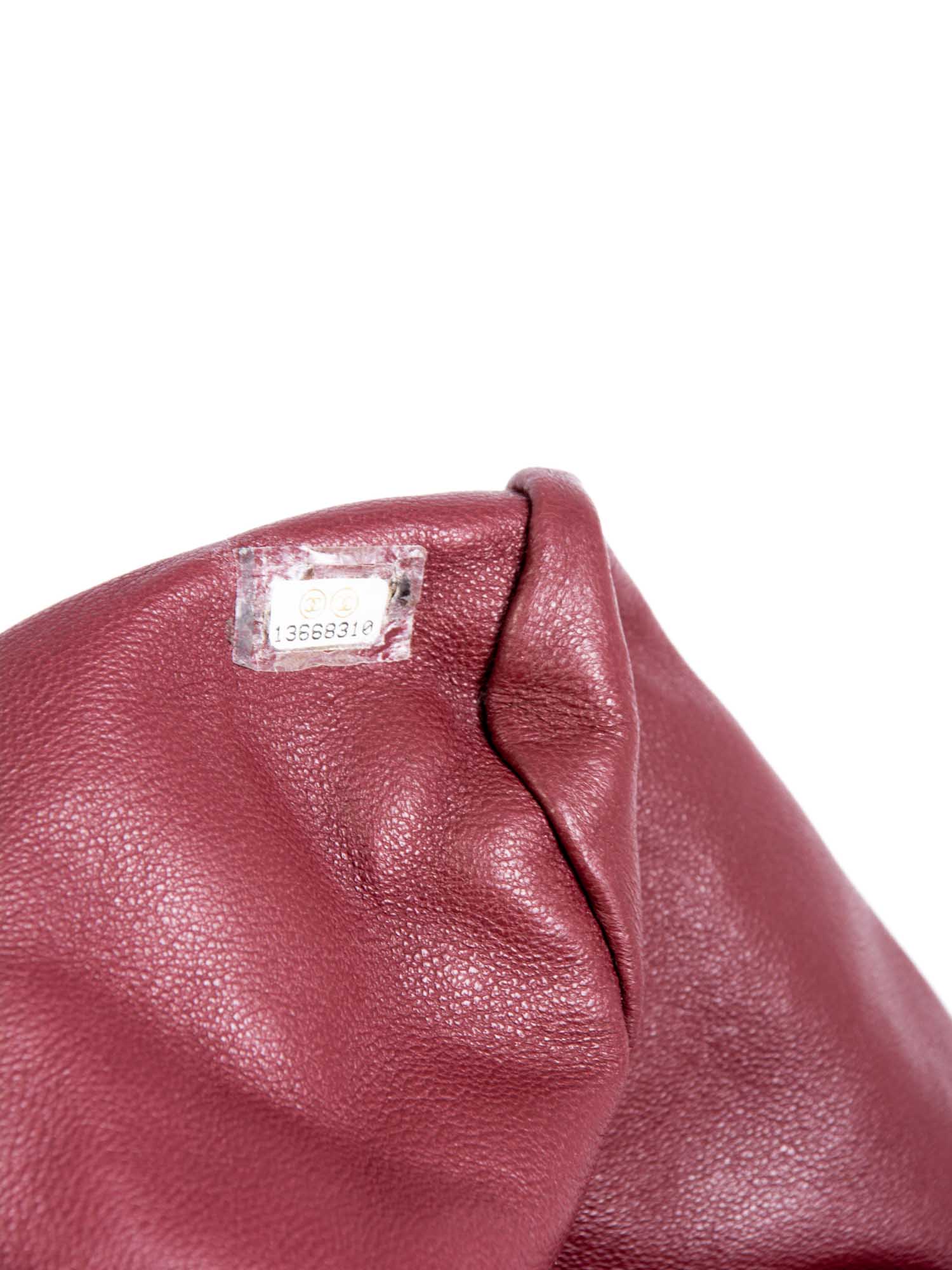Chanel CC Logo Caviar Leather Cocoon Duffle Bag Black