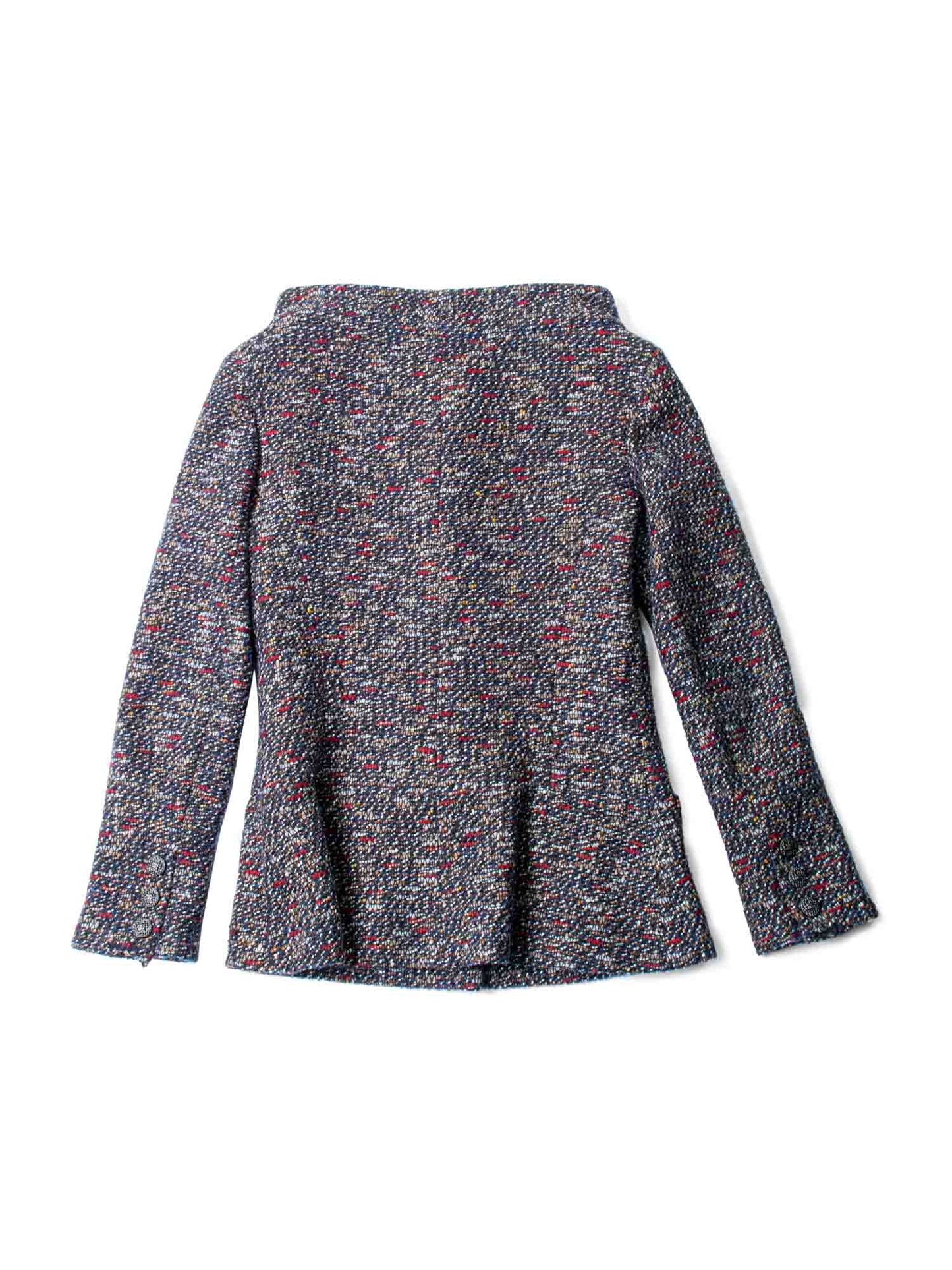 Chanel CC Logo Fantasy Tweed Regal Fitted Jacket Brown