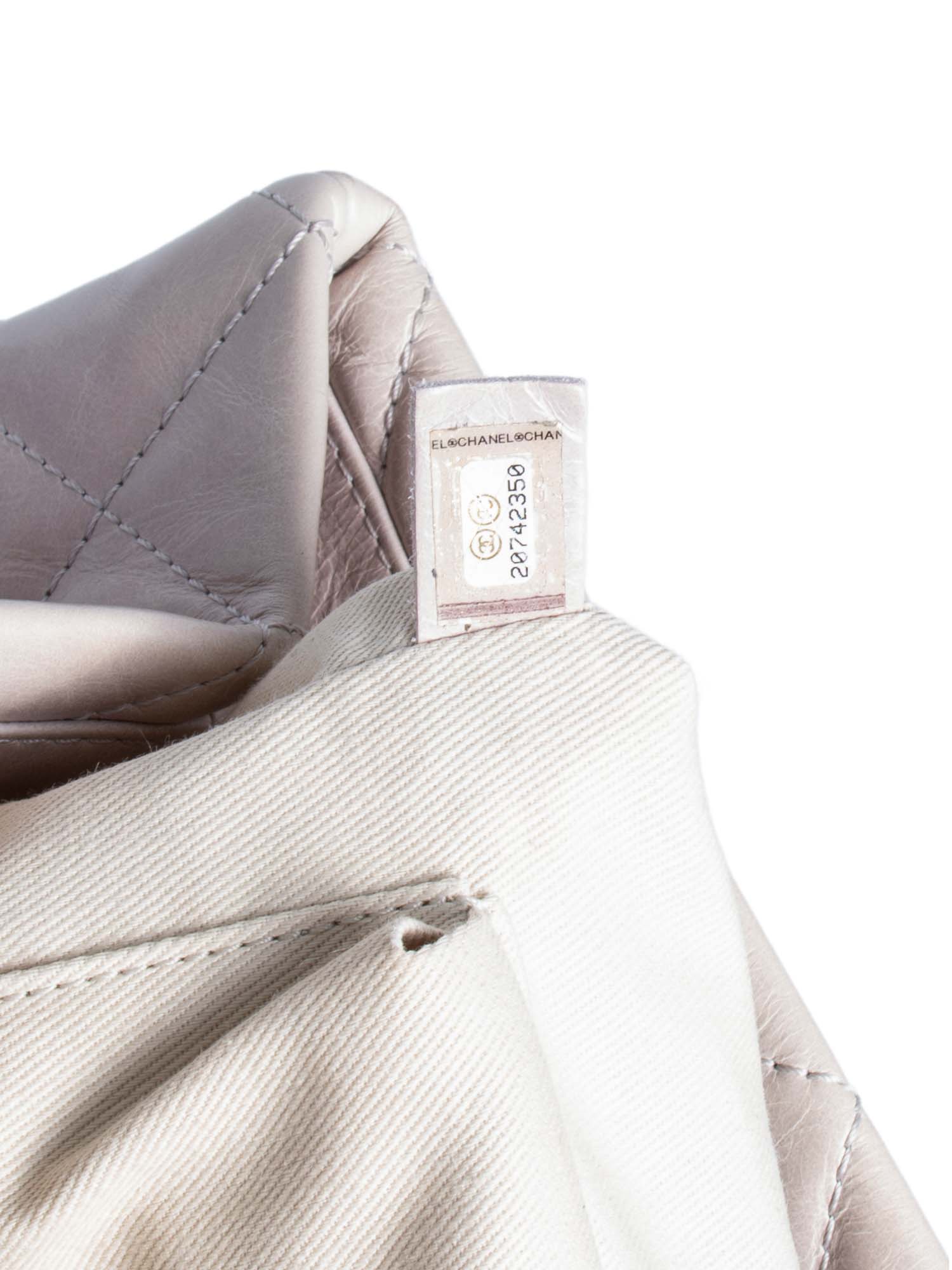Chanel CC Logo Quilted Leather Grand Shopper Bag Light Taupe
