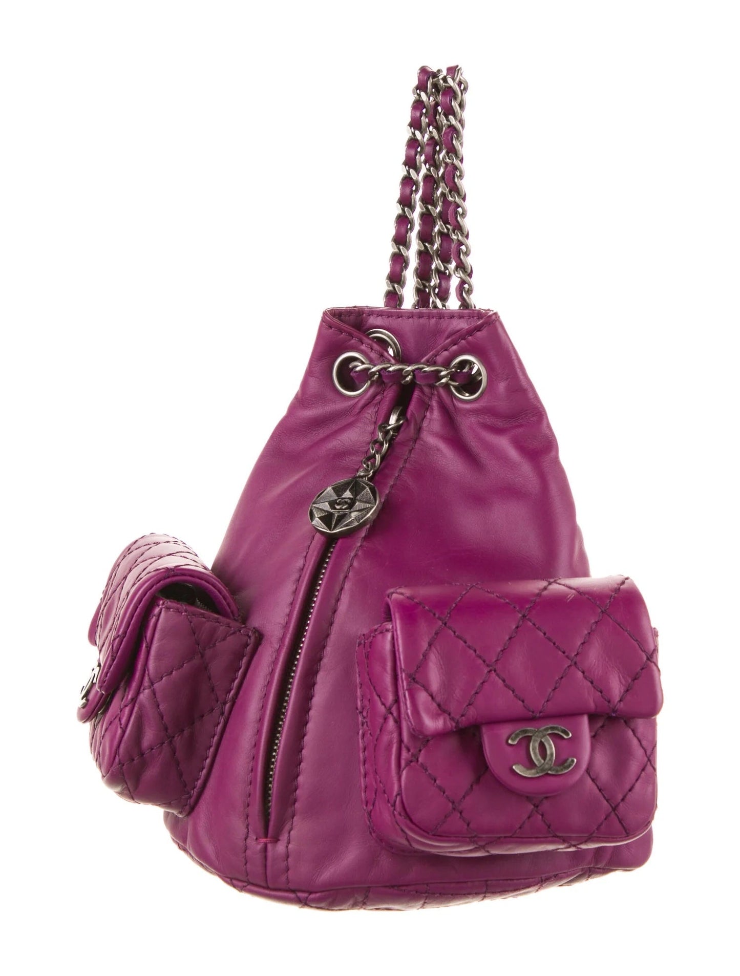 Chanel CC Mini Lambskin Mini Backpack 4 85228300 6344 4D3E 8D32 4F50CD1B3E04