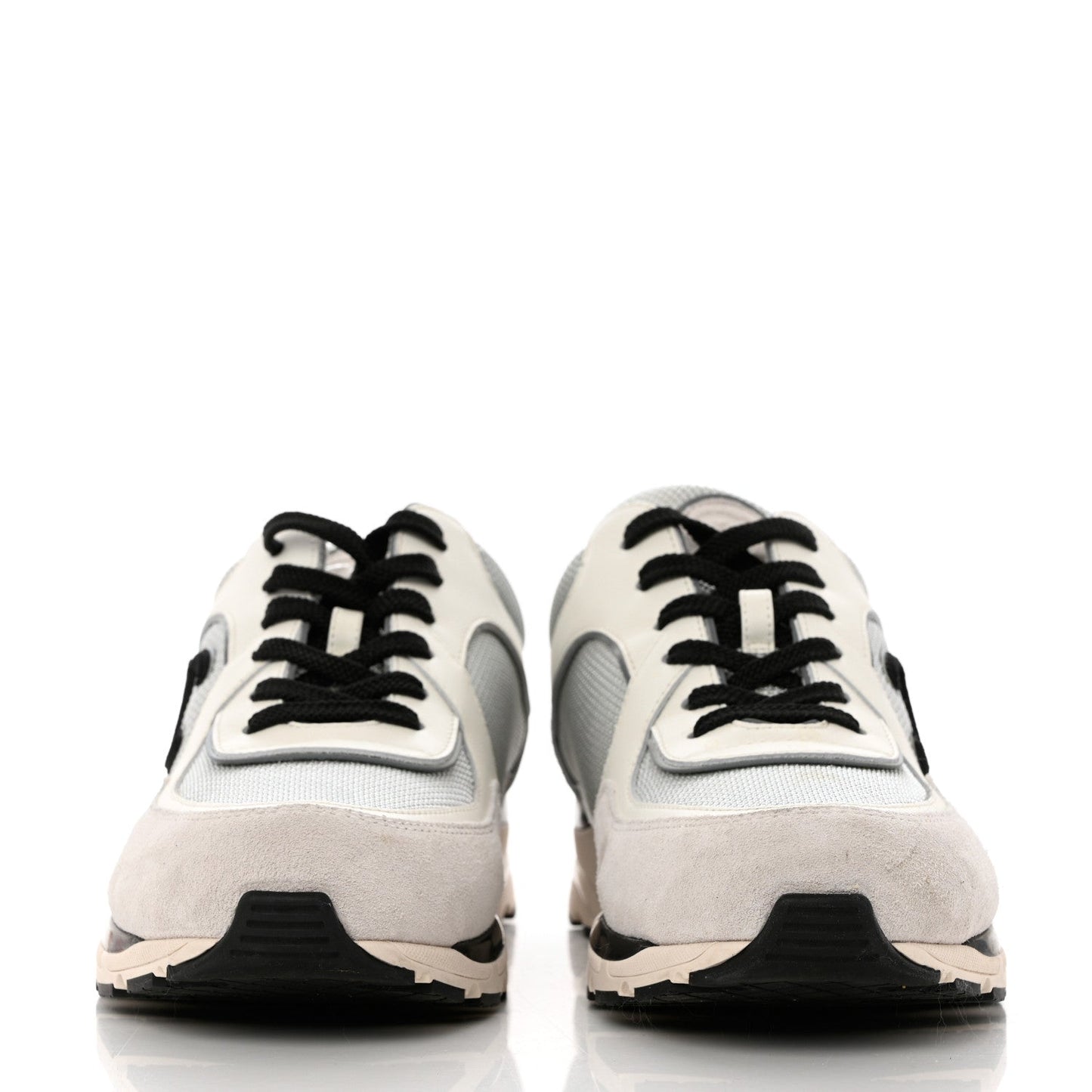 CHANEL CC MESH CALFSKIN SUEDE 22S SNEAKERS