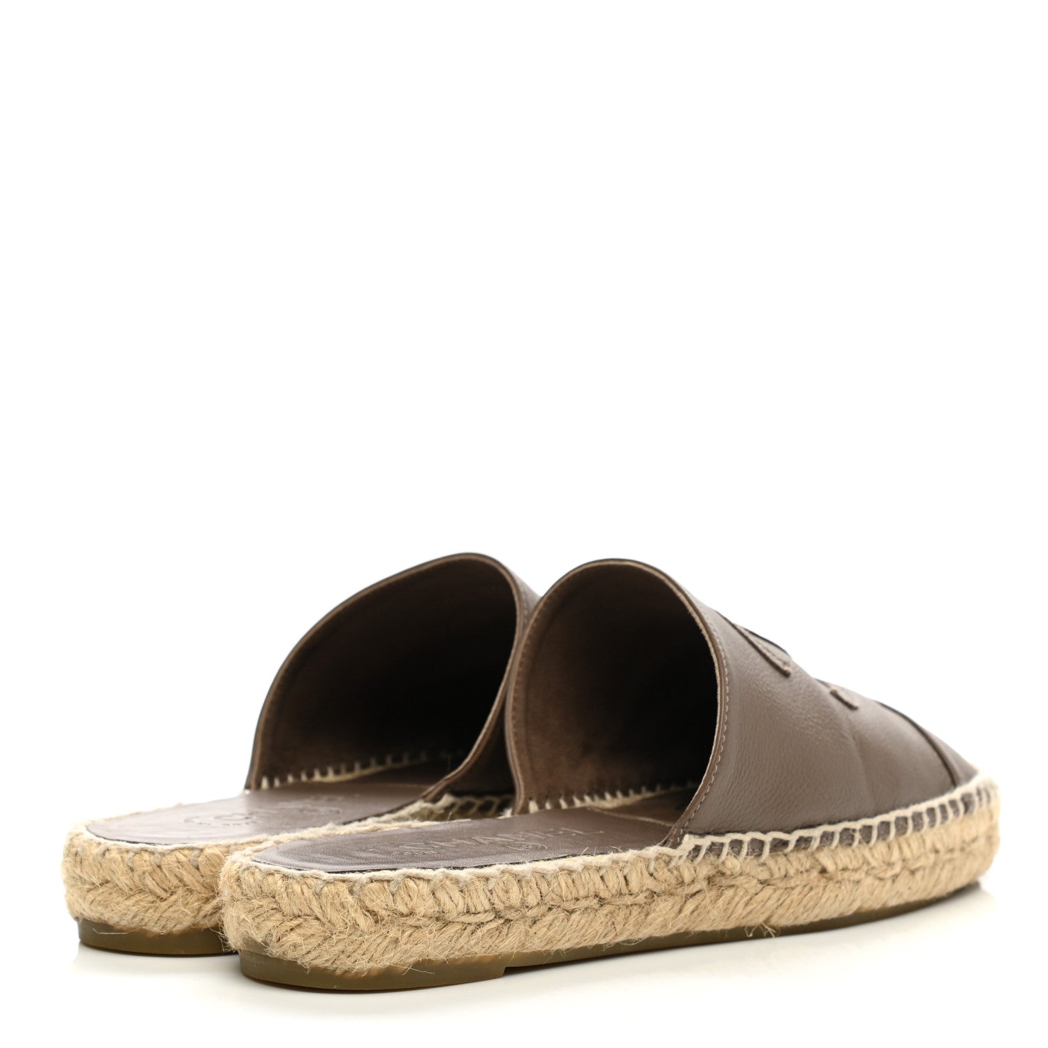 Chanel Calfskin CC Espadrille Mules for Women
