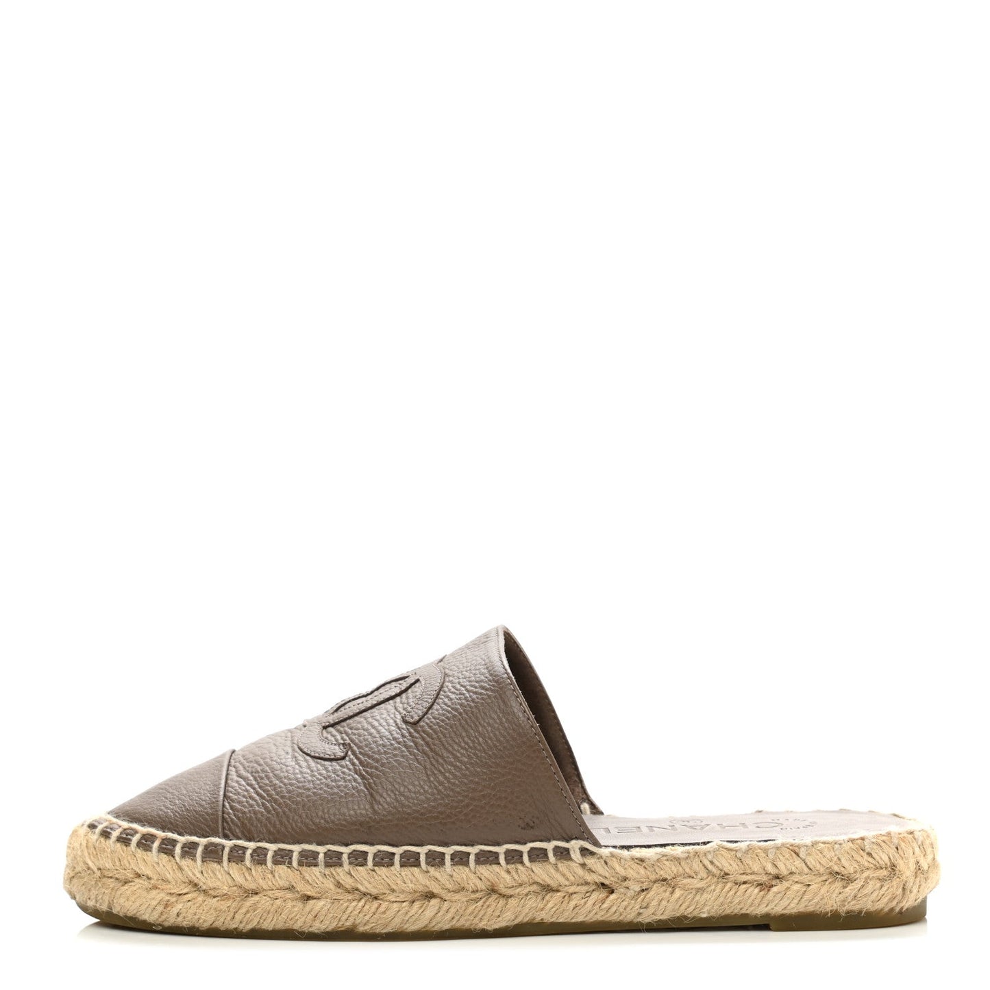Chanel Calfskin CC Espadrille Mules for Women
