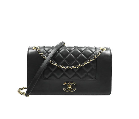 Chanel CALFSKIN FLAP Leather Shoulder Bag